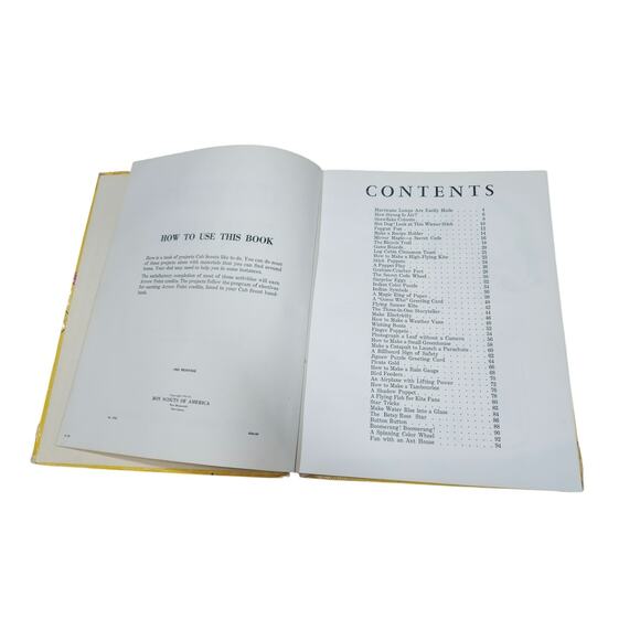 Vintage 1959 Cub Scout Fun Book Hardcover Boy Scouts Of America BSA Americana - Picture 7 of 8